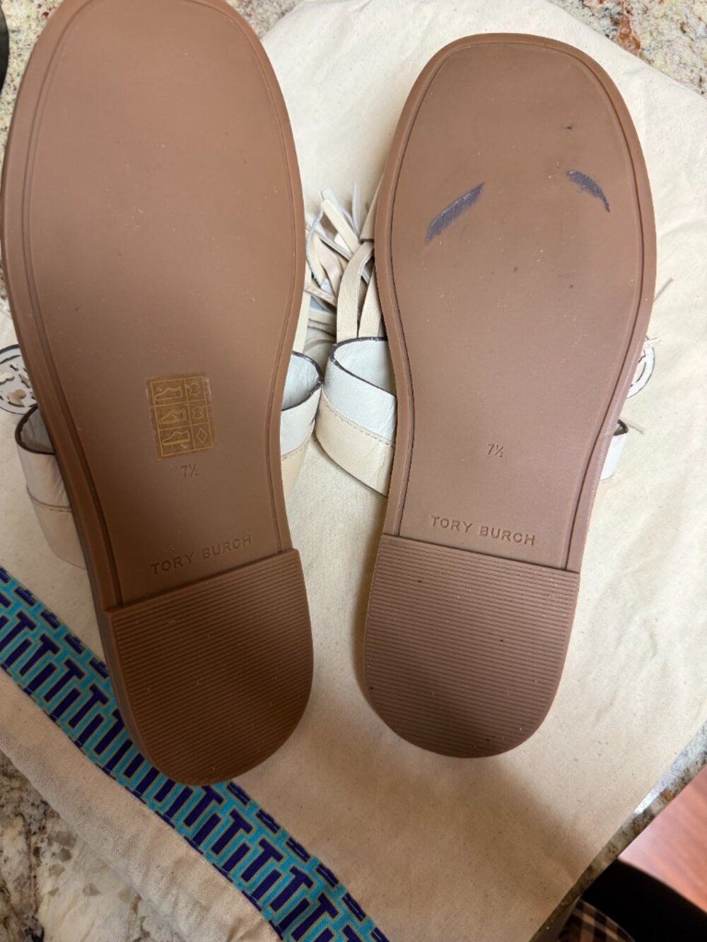 Tory Burch Leather Sandals - Picture 5 of 6